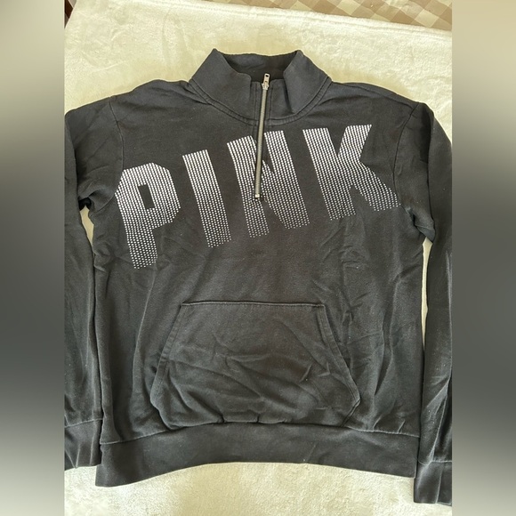 Black PINK quarter zip - Picture 1 of 2